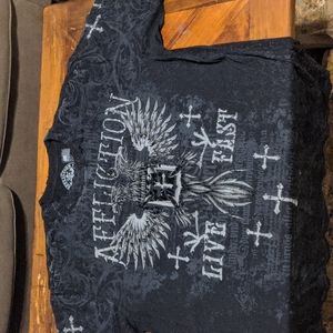 Affliction t-shirt size 2XL